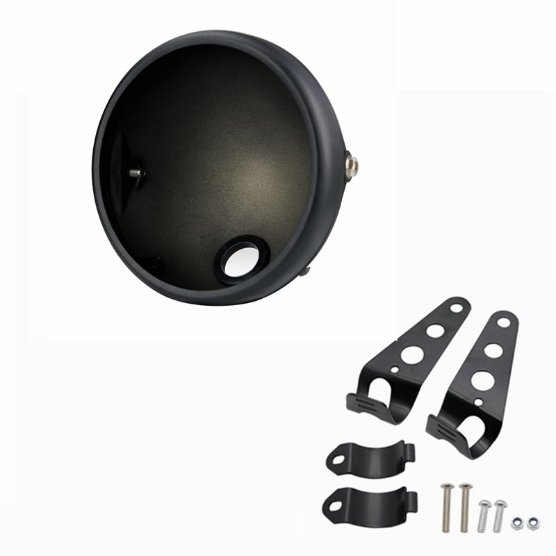 60W 7 Inch Motorcycle Headlamp with DRL Turn Signal Led Headlight Housing Bucket