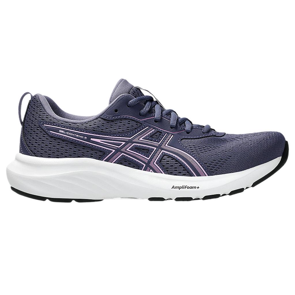 Asics Gel-Contend 9 Comfortable Versatile Low-Top Short Distance Running Shoes Women Sneaker Purple 1012B681-500