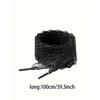 2pcs Lace Shoelaces, Beautiful DIY Ballet Girl Accessories, Black & White Silk Lace Trim Shoelaces