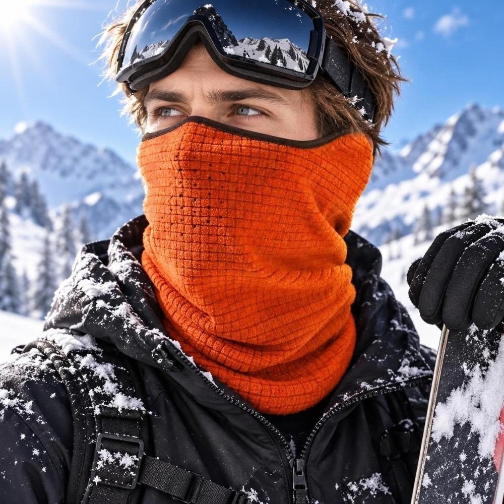 Soft Fleece Fleece Scarf Breathable Face Mask Windproof Snood Thermal Collar Winter Running