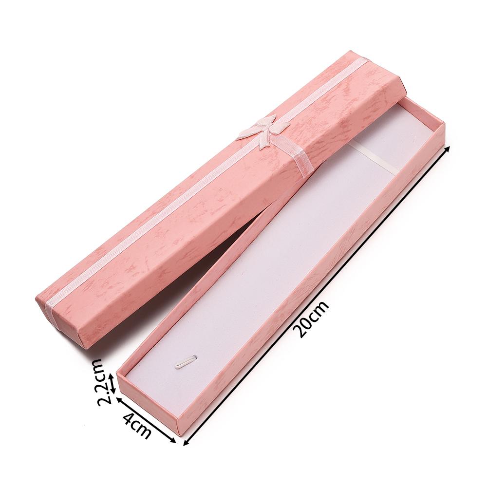 1pc High Quality Paper Ring Necklace Square Box Jewelry Necklace Earrings Rectangular Package Gift Box