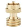 Universal Brass LP Gas Steel Bottle Tank Adapter Converter Connector