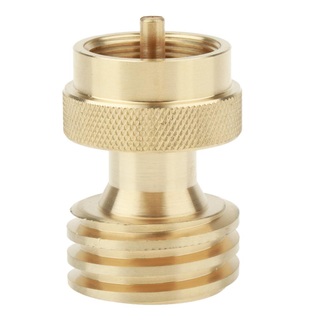Universal Brass LP Gas Steel Bottle Tank Adapter Converter Connector