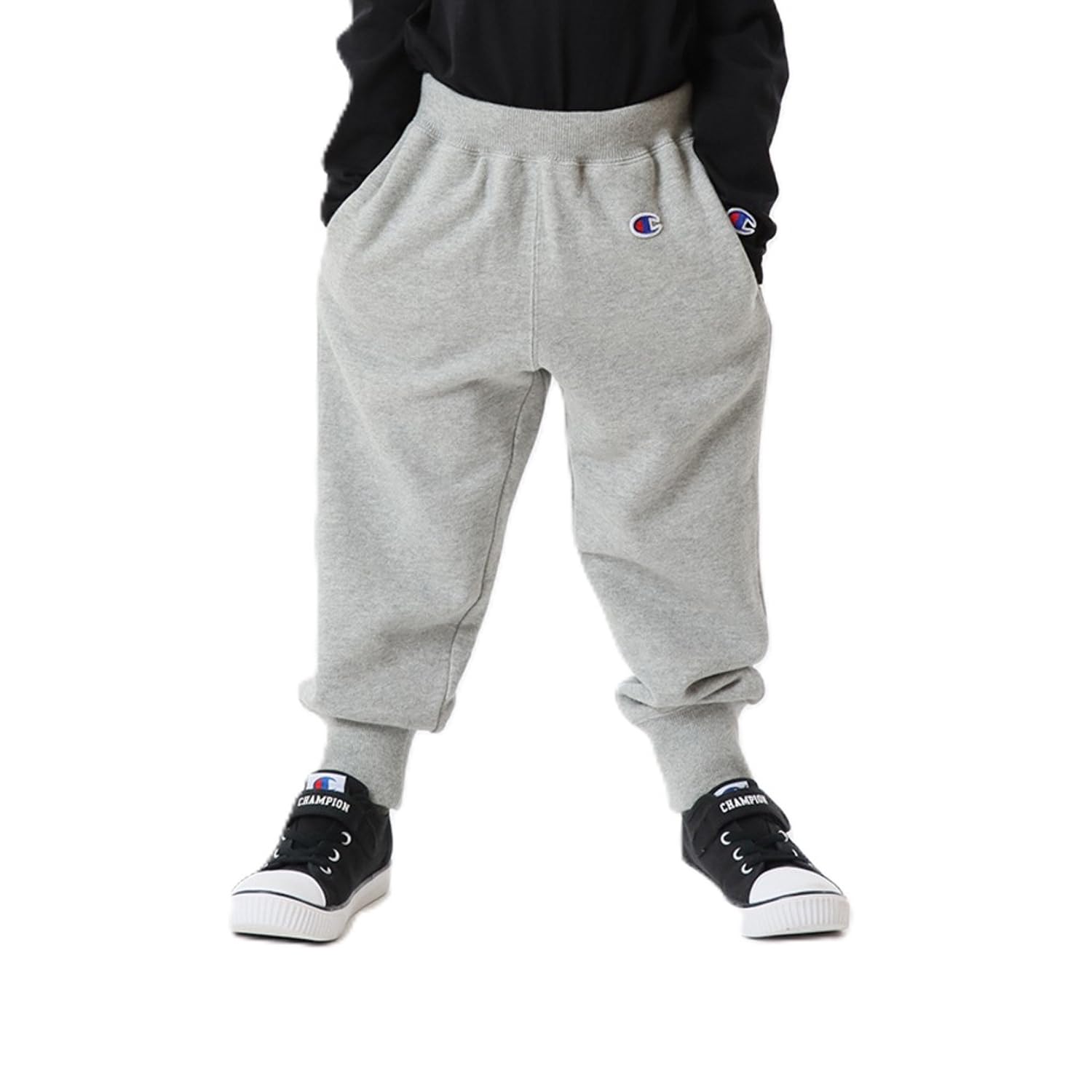 

Champion Cotton French Terry Sweatpants with Embroidered Made in the Basic Size Kids 100% Logo, USA, (CK-Y201-070-160)