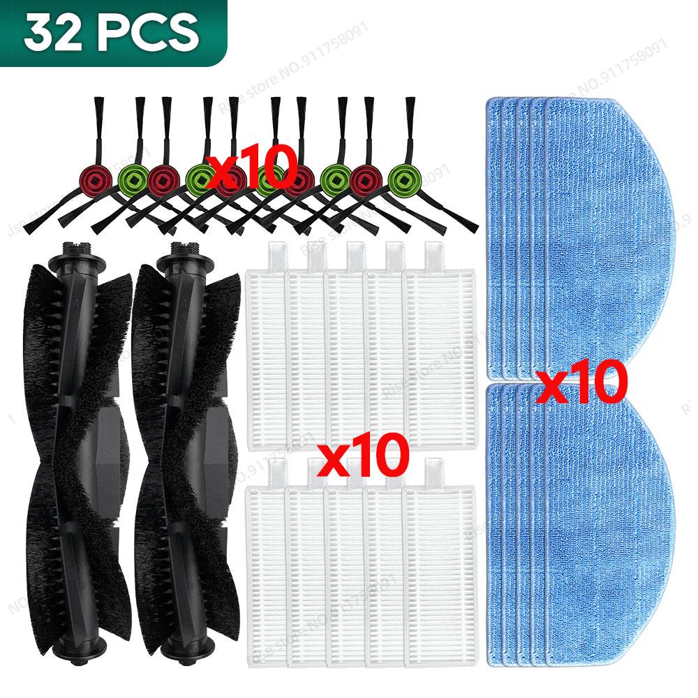 Compatible for Lubluelu SL68 Accessories Spare Parts Main Brush Hepa Filter Mop Cloth
