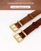 Klassischer Retro Damen-Wildleder-Ledergürtel - Vielseitiges Jeans-Accessoire mit hochwertigem Gefühl