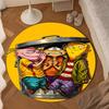 Edd Eddy Adventure Round mat, Anti-slip Circle Carpet Chair rug For livingroom,Bedroom, doormat home decor Gift Christmas Gifts