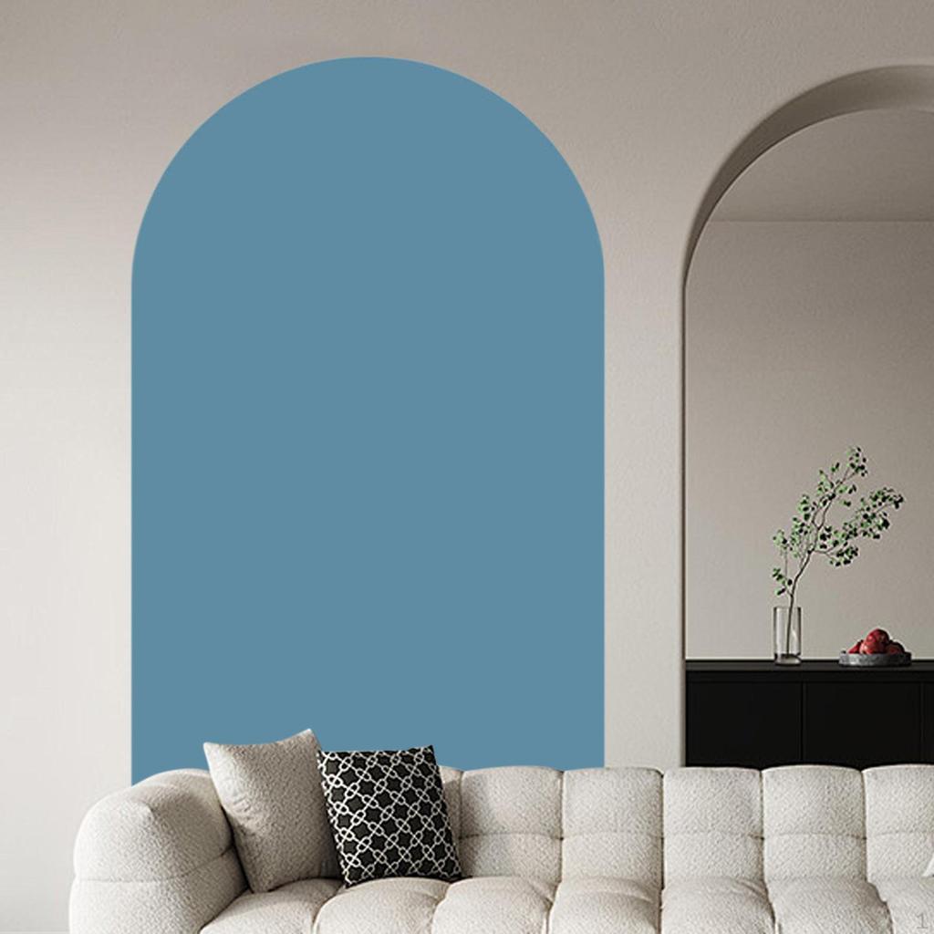Arch Wall Decal Boho Decor, PVC Removable Sticker Geometric Art Wallpaper Home Decor for Holiday