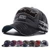 Retro Letter Embroidery Washed Cotton Baseball Caps Women Men Adjustable Casual Y2K Hat Hip Hop Streetwear Outdoor Sun Hats