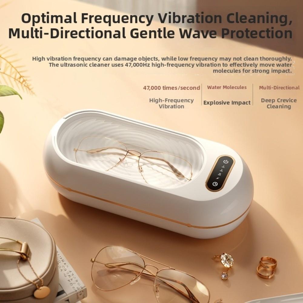 3 modes Versatile Ultrasonic Cleaning Machine Vibration Wash Cleaner for Ring Glasses Makeup Brush