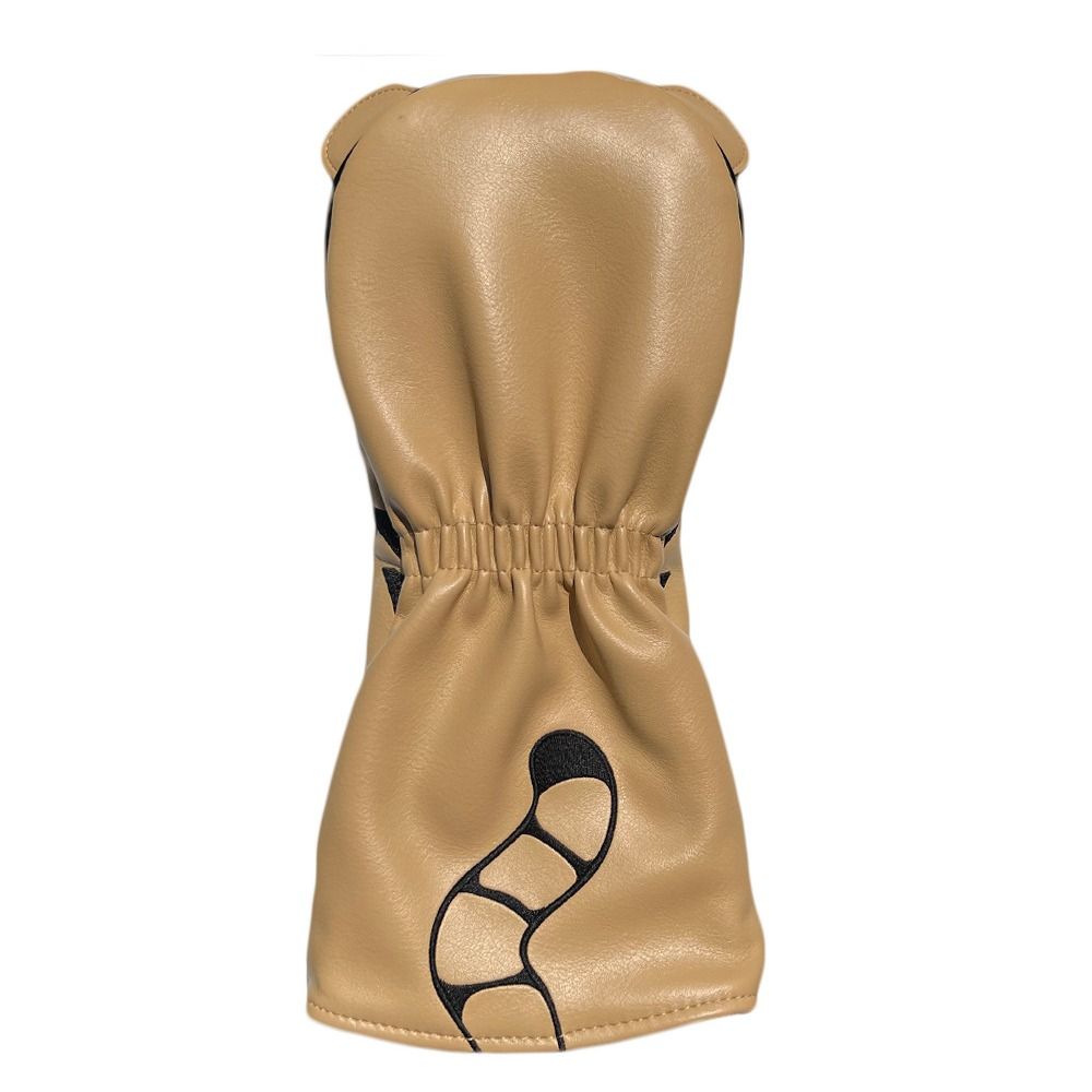PU Leather Golf Club Covers Soft Golf Headcover Driver Fairway Hybrid Putter Tiger Golf Cover  Men