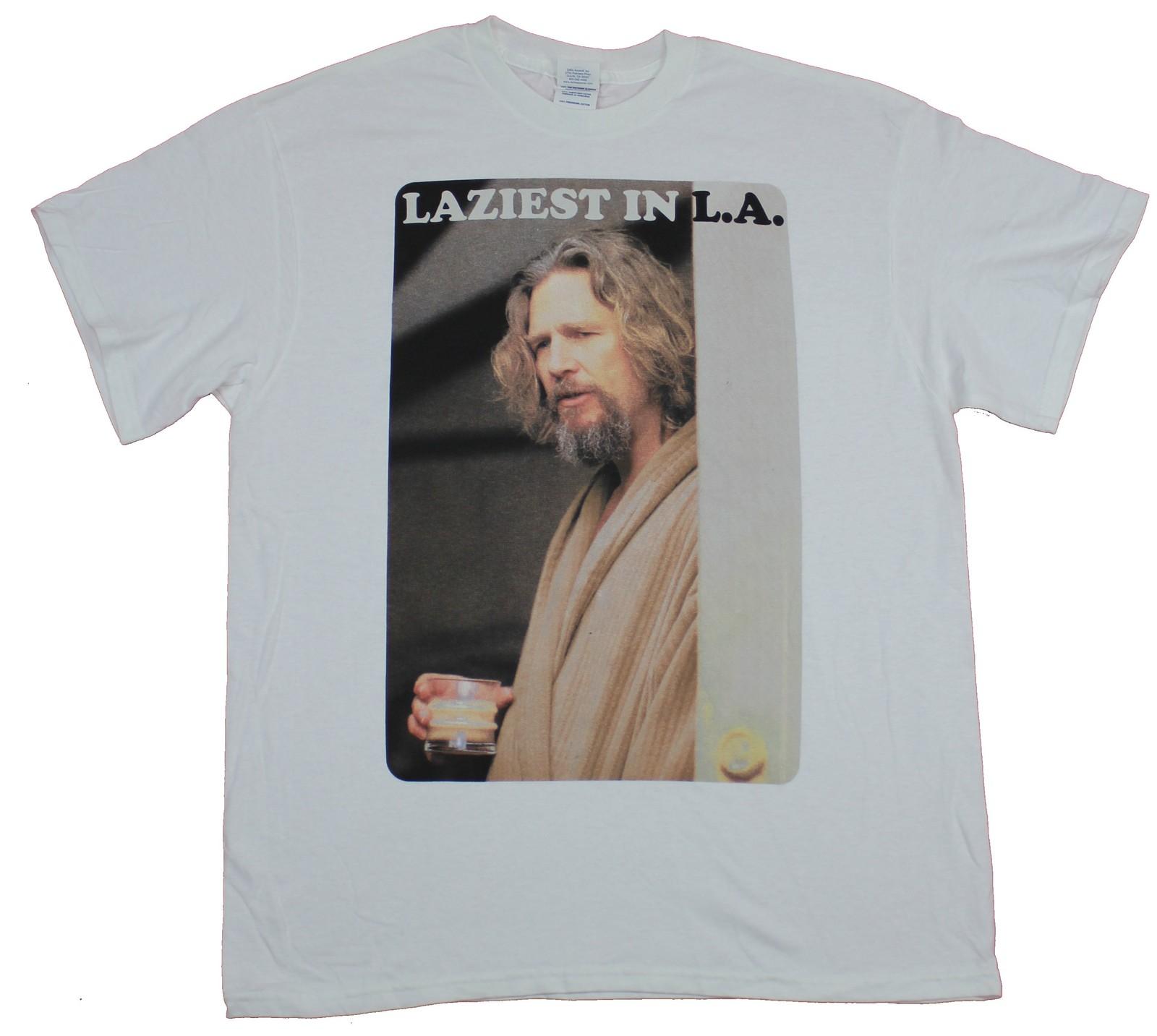 The Big Lebowski Mens T-Shirt - The Laziest Man in L.A. Photo Image M