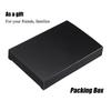 Black Stainless Steel Case Slim Blocking Wallet ID Credit Card Holder Men