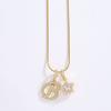 26 Alphabet Pendant Initial Letter Star Necklace Couple Name Jewelry Gifts