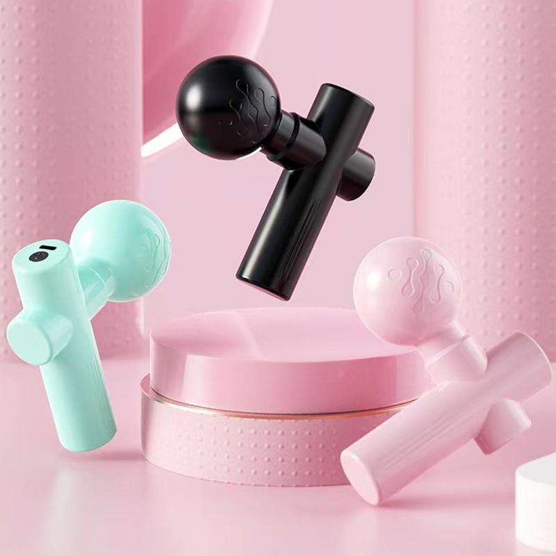 1 Stück USB Mini Massagegerät Faszienmaschine Muskelentspannung Vibrationswerkzeug Stange Massage Fitnessgerät Nacken greifen Faszienwerkzeug
