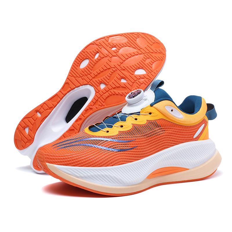 

Shoes For Men s Designer Sneakers 2025 Autumn Fashion Breathable Women s Trainers Running Casual Sports Fitness Tenis Shoes 35 оранжевый