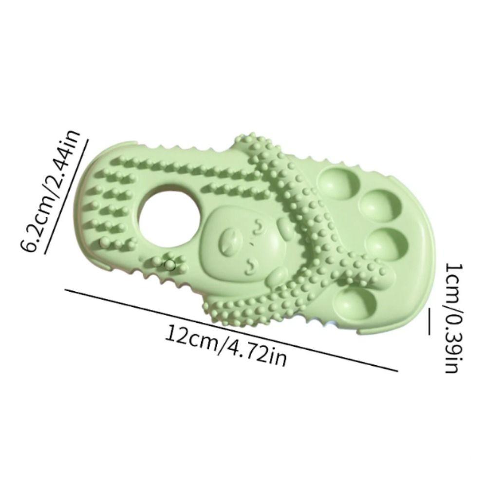 TPR Dog Interactive Toys Interactive Dog Teething Toys Slipper Shape Dog Chew Toys  Relieve Boredom