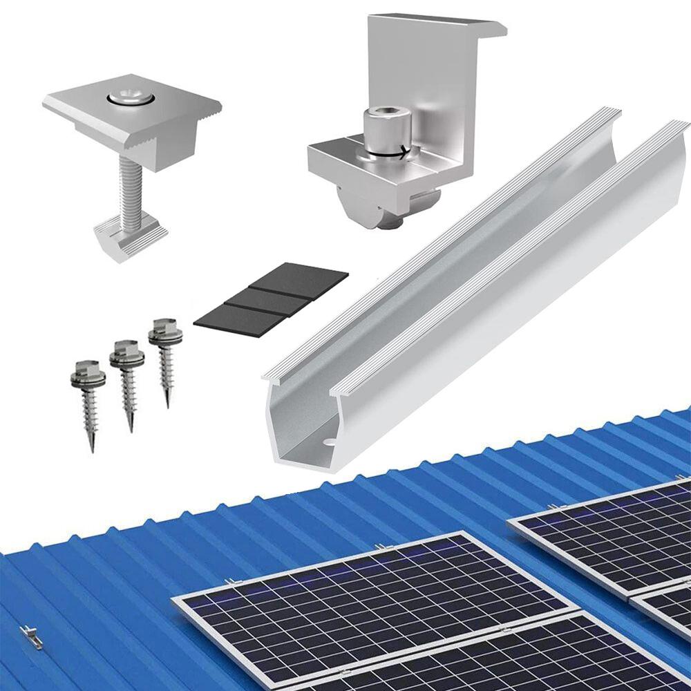 Clamp Rails Fastening Module Mounting PV Photovoltaic