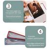Elegant 4x6 Picture Album With Display Window And High Clarity Page Store 144 Photos For Home Wedding Parties Decors