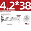 410 Stainless Steel Self-Drilling Flat Head Cross Countersunk Swallowtail Screws