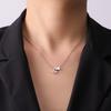 Cazador Mini Heart Initial Letter Pendant Necklaces for Women Stainless Steel A-Z Alphabet Choker Chain Jewelry Valentine Gift