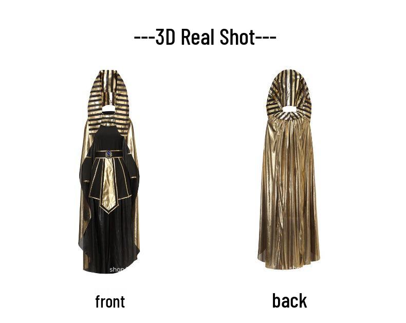 Kostium dla pary na Halloween - Faraon i Kleopatra w stylu starożytnym greckim i rzymskim - Męski i Damski