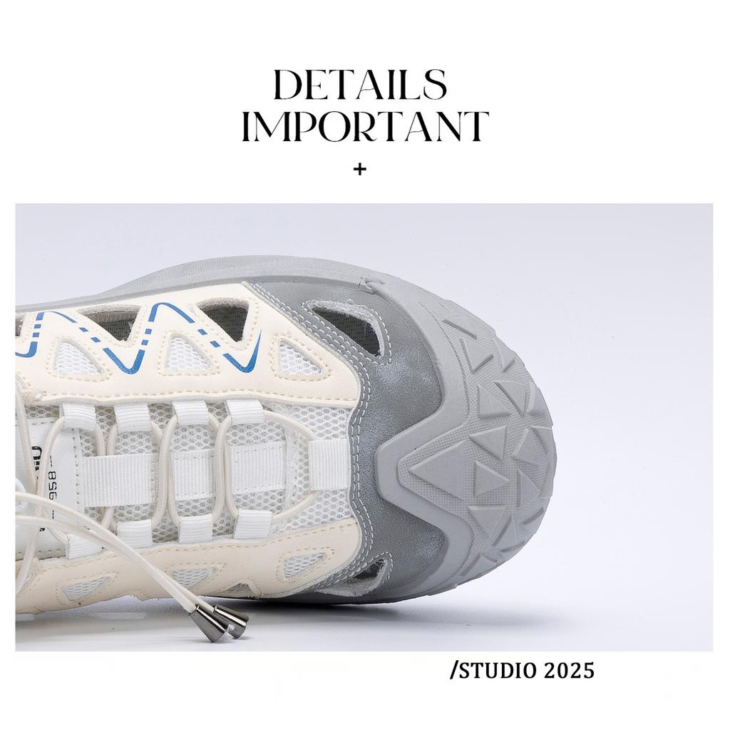 Global Creek Tracking Shoes ZHQ-ZL9012 Summer Versatile Tide Outdoor Men's Shoes Explosive Breathable Wading White Casual Shoes