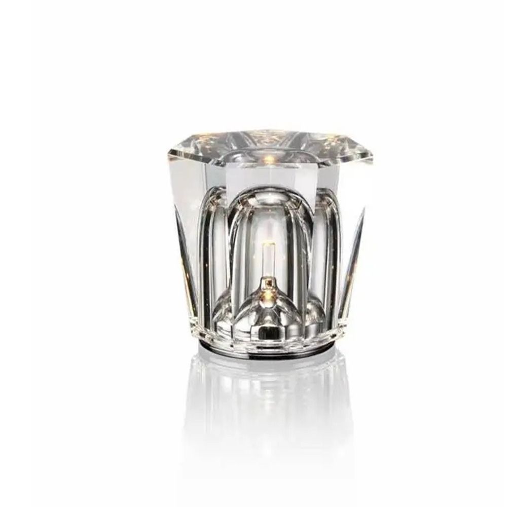 

USB Charging Night Light Creative Table Lamp Crystal Lamp Bedroom Bedside Yellow-A