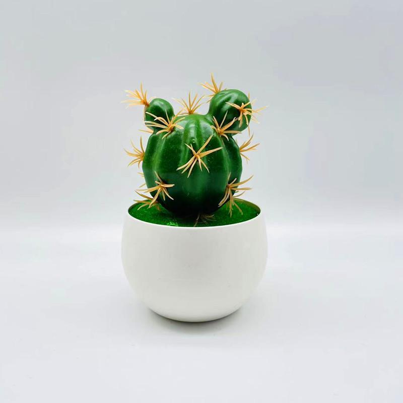 Artificial Cactus Simulated Green Plants Desktop Potted Indoor Decoration