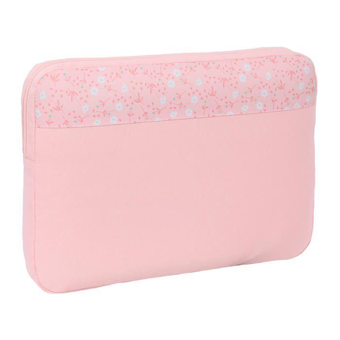 Housse pour ordinateur portable - safta - 15,6 pouces - Rose pâle - 39,5x3,5x27,5 cm - Polyester résistant