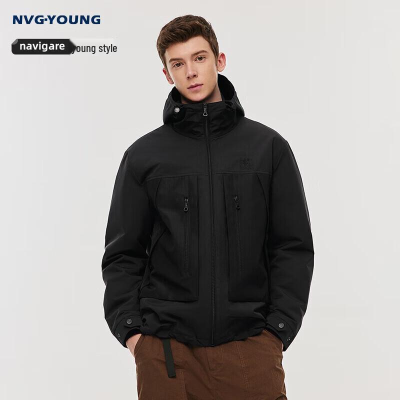 NVG·YOUNG Men's Hooded Casual Jacket