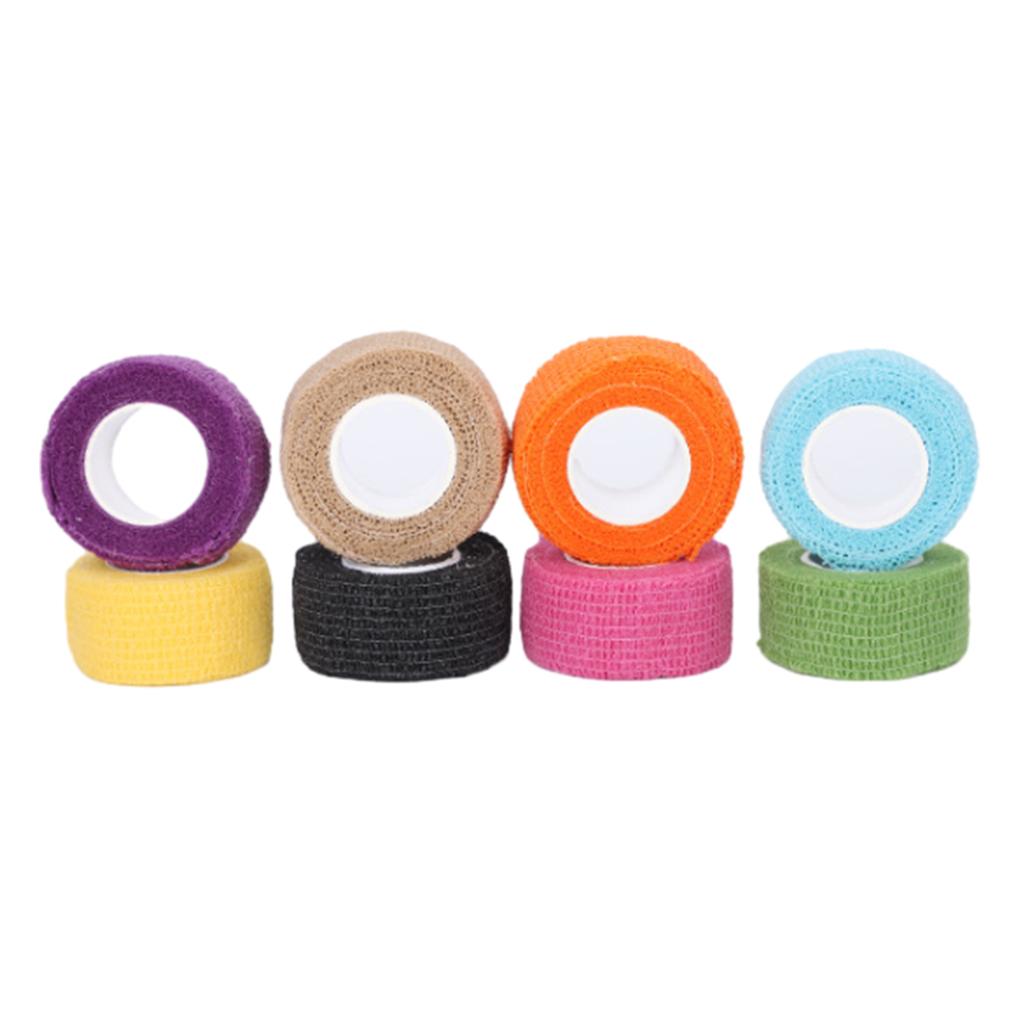 5 Pcs Self Adherent Bandage Wrap Breathable Cohesive Bandage Elastic Adhesive Tape for Stretch Athletic Sports Wrist