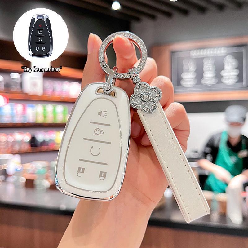 Compatible Chevrolet Key Cover for Volando, Malibu XL, Chuangku, Chuangjie, Explorer, Shell Buckle, and Changxun Models – Full Protection