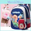 Adorable Cartoon Labubu Capybara Children's Backpack For Preschool And Elementary Use