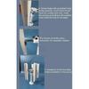 Vertical axis five blade wind turbine three-phase permanent magnet generator model windmill