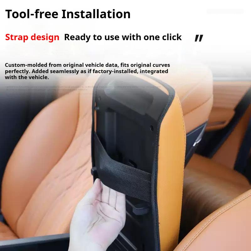For GWM Tank 500Hi4-T Car Handrail Box Leather Cover Leather Scratch-resistant Central Armrest Decoration Interior Accessories