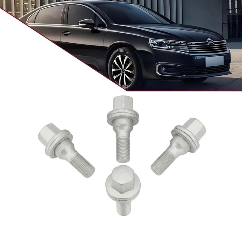 4 Piece Automotive Lug Nuts 540567 940684 9682405080 9817024580 Suitable for 206 207 307 308 406 407 607 1007 2008 3008