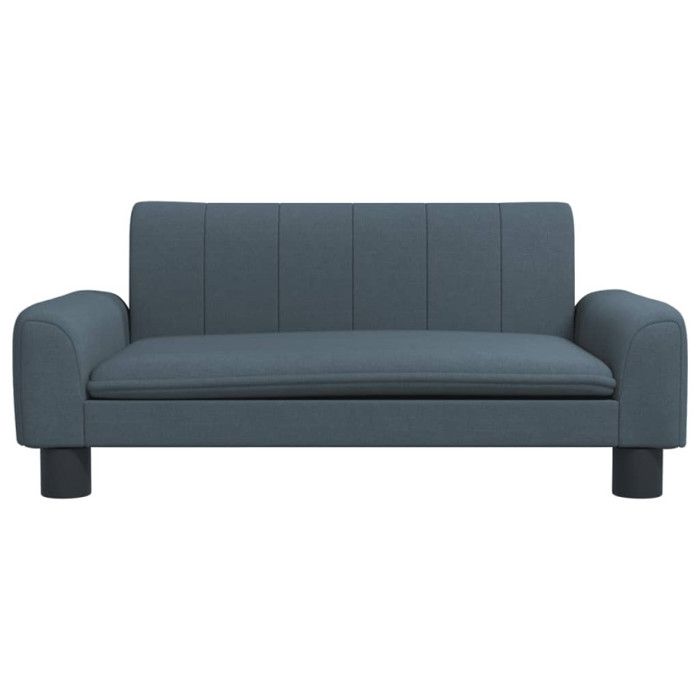 VidaXL Canapé pour enfants gris foncé 70x45x30 cm tissu 3196270