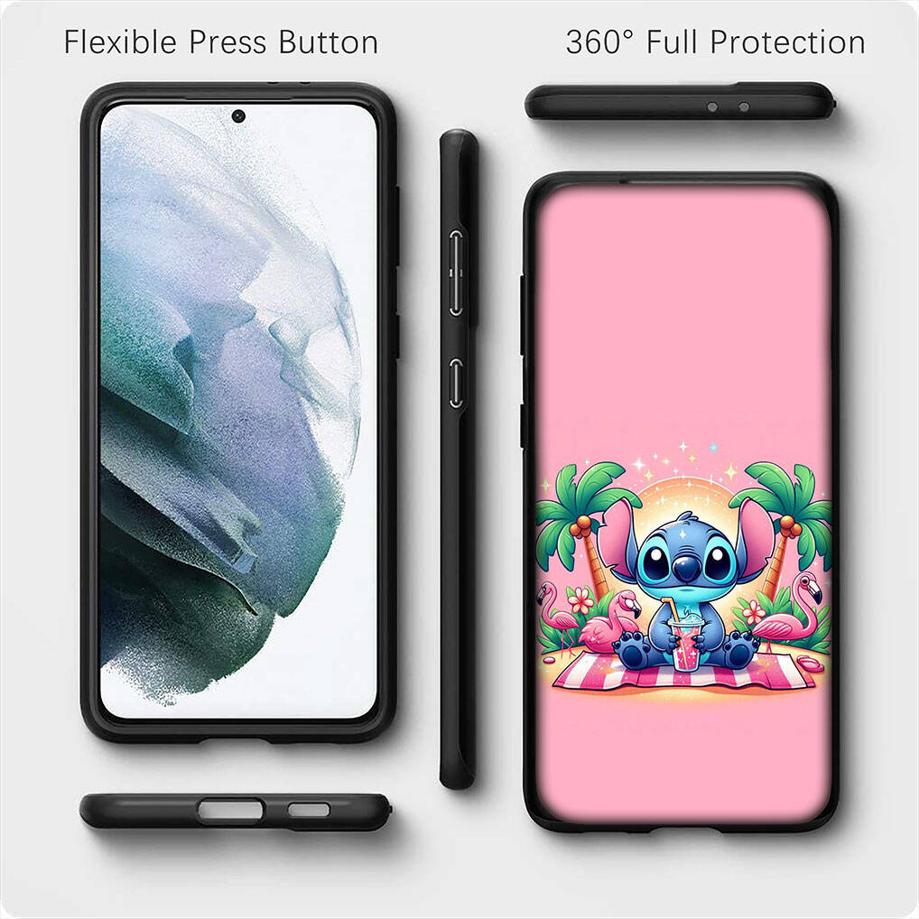 For Samsung Galaxy S25 S24 S23 iPhone 17 16 15 Xiaomi Redmi Note 14 13 12 11 Plus Pro Max XR A57 Phone Case Comics Lilo Anime Stitch OPPO Huawei Cover