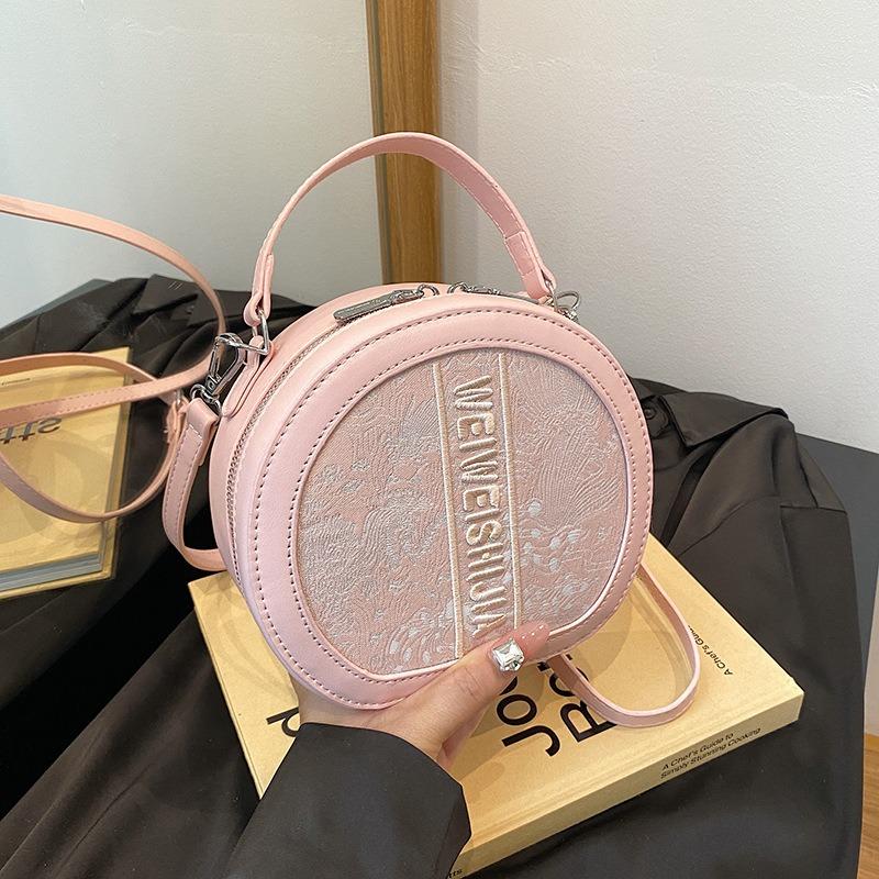 Popular Small Bags Spring New Fashion Versatile Messenger Bags Summer Portable Small Round Bags