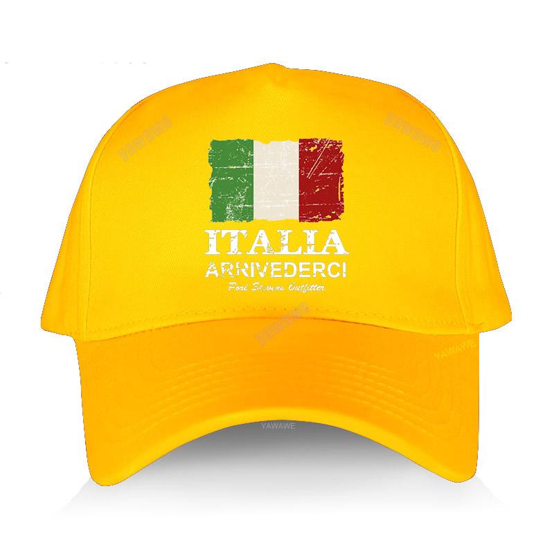 Men Women Luxury Brand Cap Vintage Italia Bandiera Baseball Caps Uomo Uomini Vendita A Buon Mercato Funny Design Summer Hat