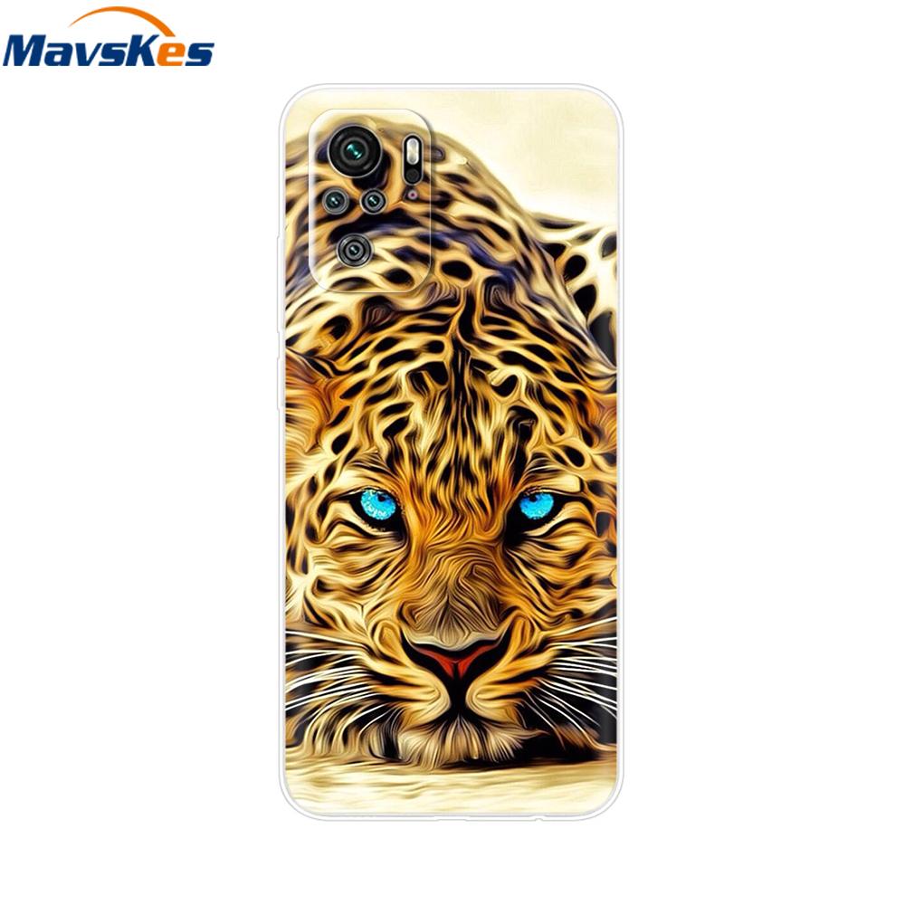 For Redmi Note 10 Case Note 10s Cover Phone Cases For Xiaomi Redmi Note 10 Pro note10 10 s Tpu Silicone Back Bumper Fundas Coque