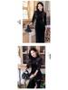Bei Zhi Yun High-End Black Velvet Embroidered Long Sleeve Cheongsam – Winter 2025