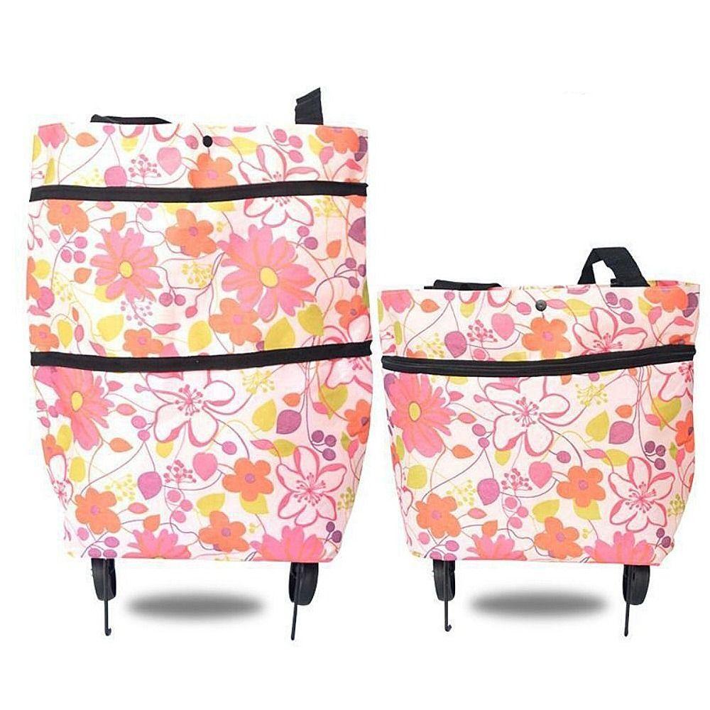 

с ручными ремнями Портативная сумка для покупок большего размера Продуктовая тележка Сумки-тележки Складная тележка для покупок