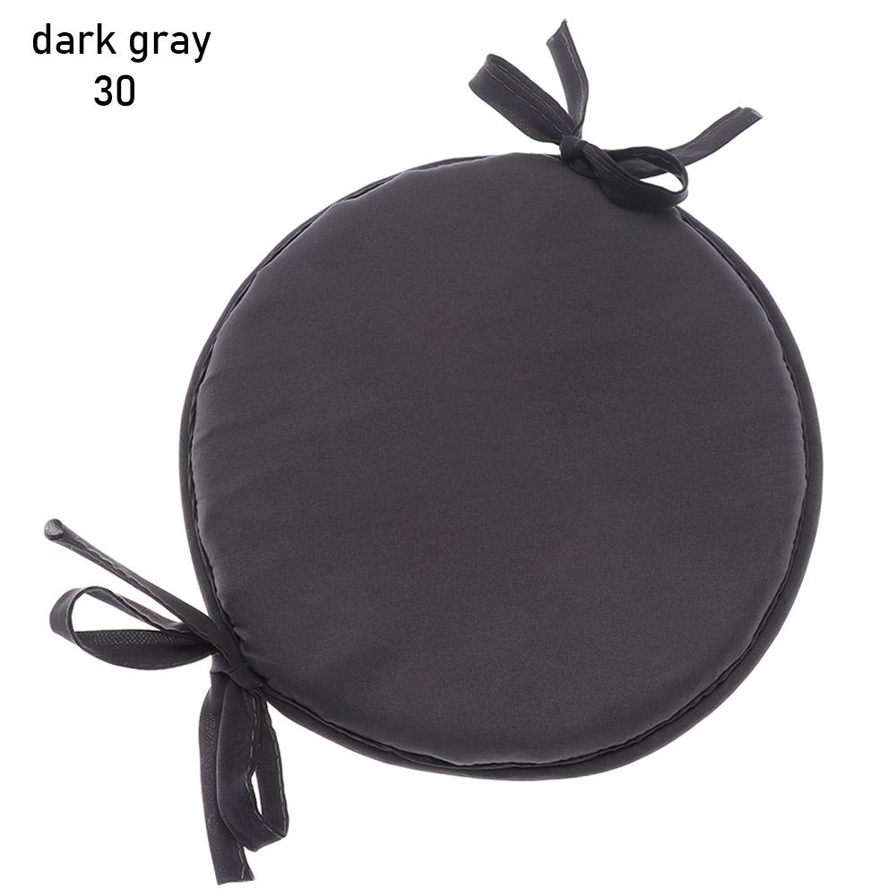 Solid Color Removable Round Kitchen Office Dining Sofa Car Seat Cushion Chair Pads