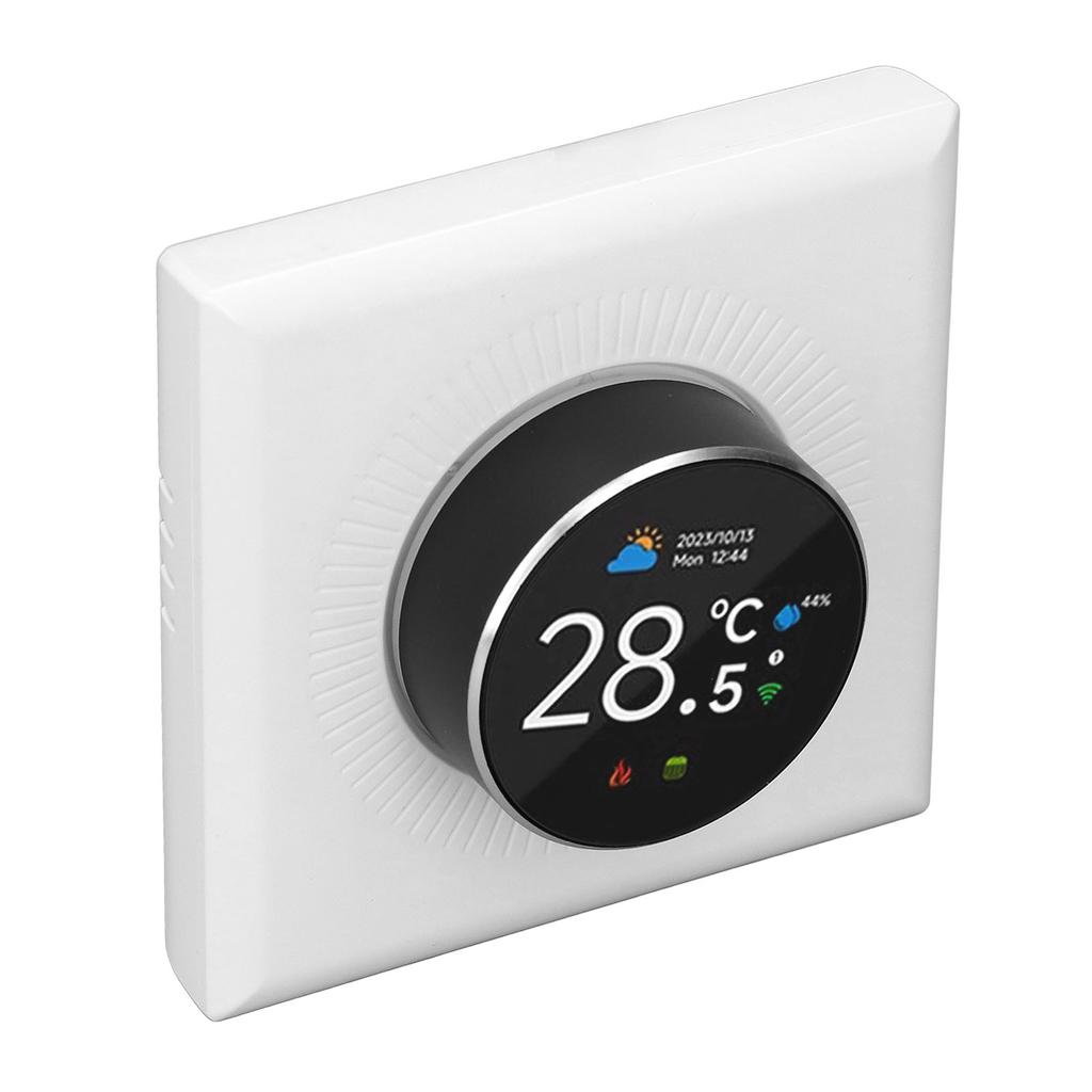 WLAN Smart Thermostat Wöchentlich programmierbarer Temperaturregler für elektrische Heizung 16A Drehknopf APP