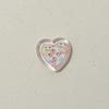10Pcs Ins Spring Summer Fresh Heart Transparent Button Cardigan Sweater Coat DIY Craft Buttons Women Clothing Sewing Accessories