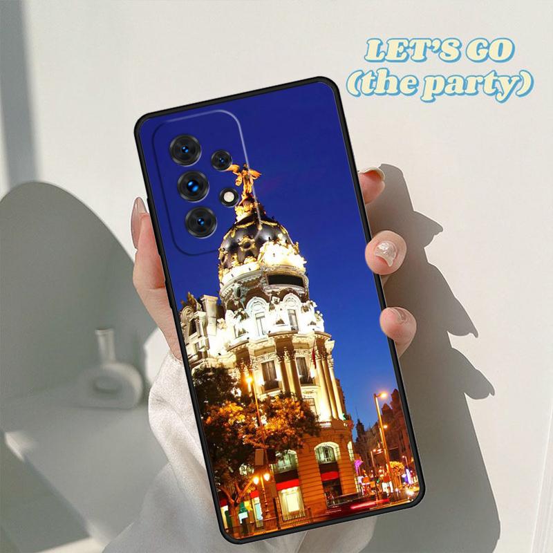 Madrid Capital Spain phone case For Samsung Galaxy A42 A31 A40 A51 A71 A32 A80 A91 A52 A72 A73 A20e A21S A50 A70 A11 A12 Cover