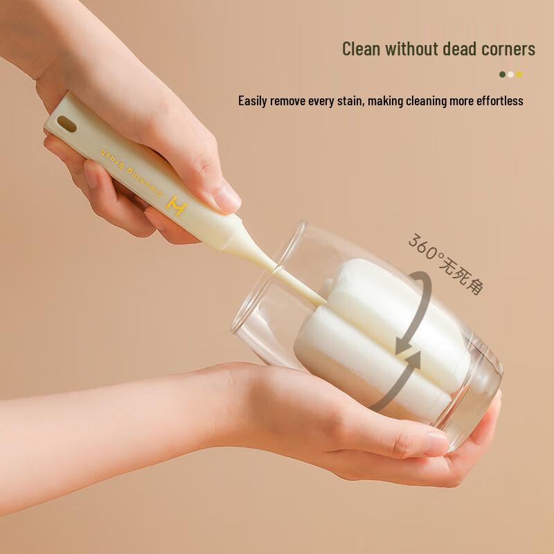 Long-Handle Bottle and Cup Cleaning Brush