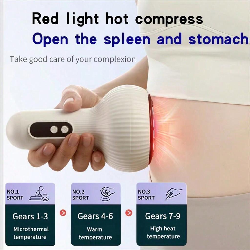 Household red hot compress negative pressure charging electric cupping massager, back massager sucker massager